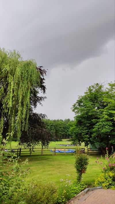 Ominous rain