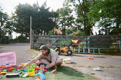 Dan playing