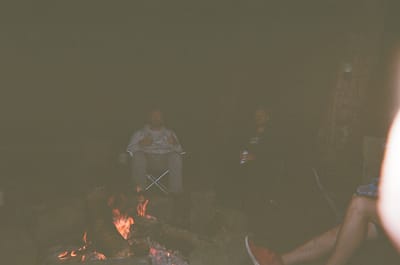 Dark campfire